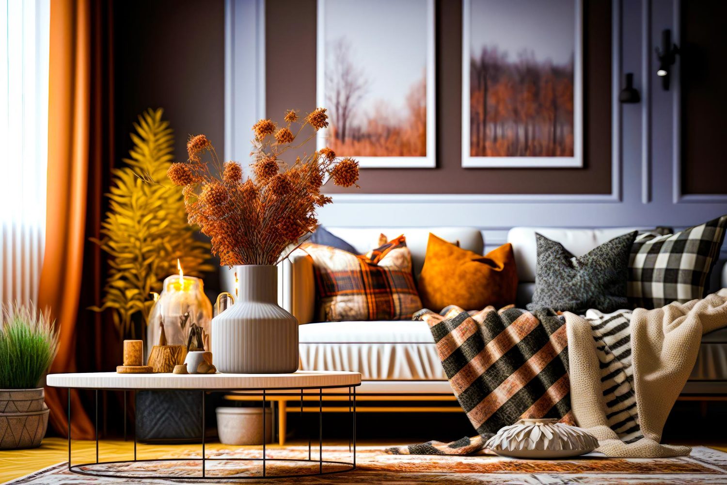 چرا رنگ های پاییزی برای دکوراسیون داخلی خانه مناسب هستند؟